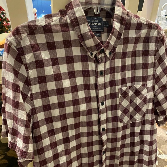 Topman short sleeved button down size L - Picture 3 of 3